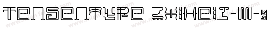 Tensentype ZhiHeiJ-W字体转换